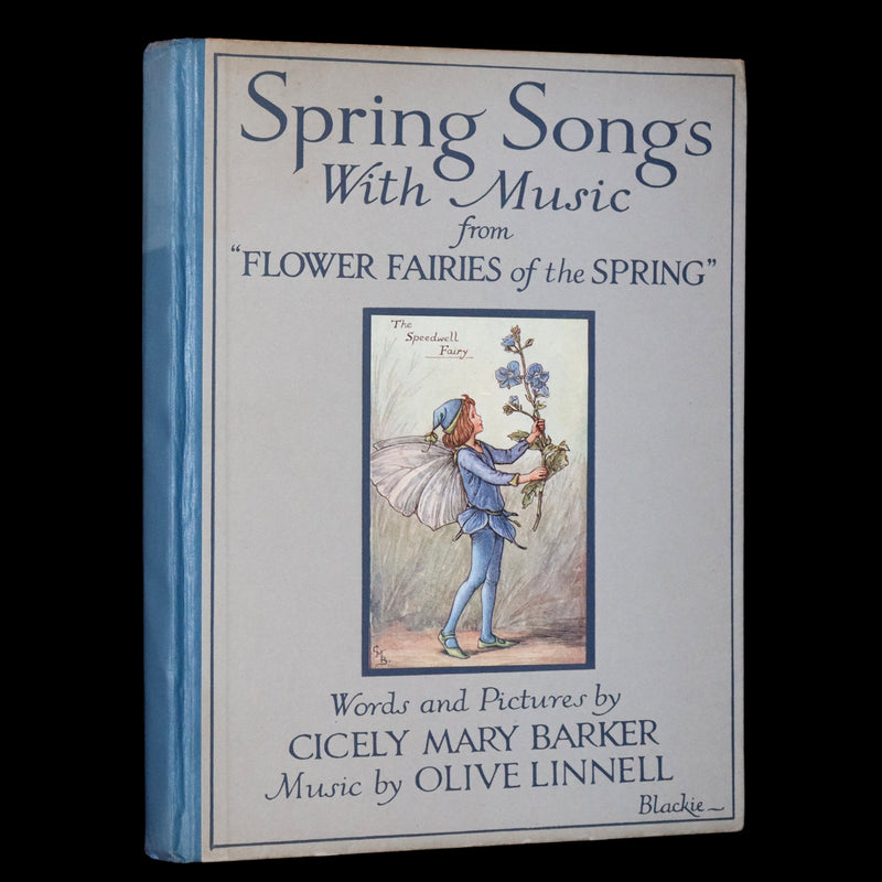 1926 First Edition - Flower Fairies of the Spring Songs with Music by Cicely Mary Barker.