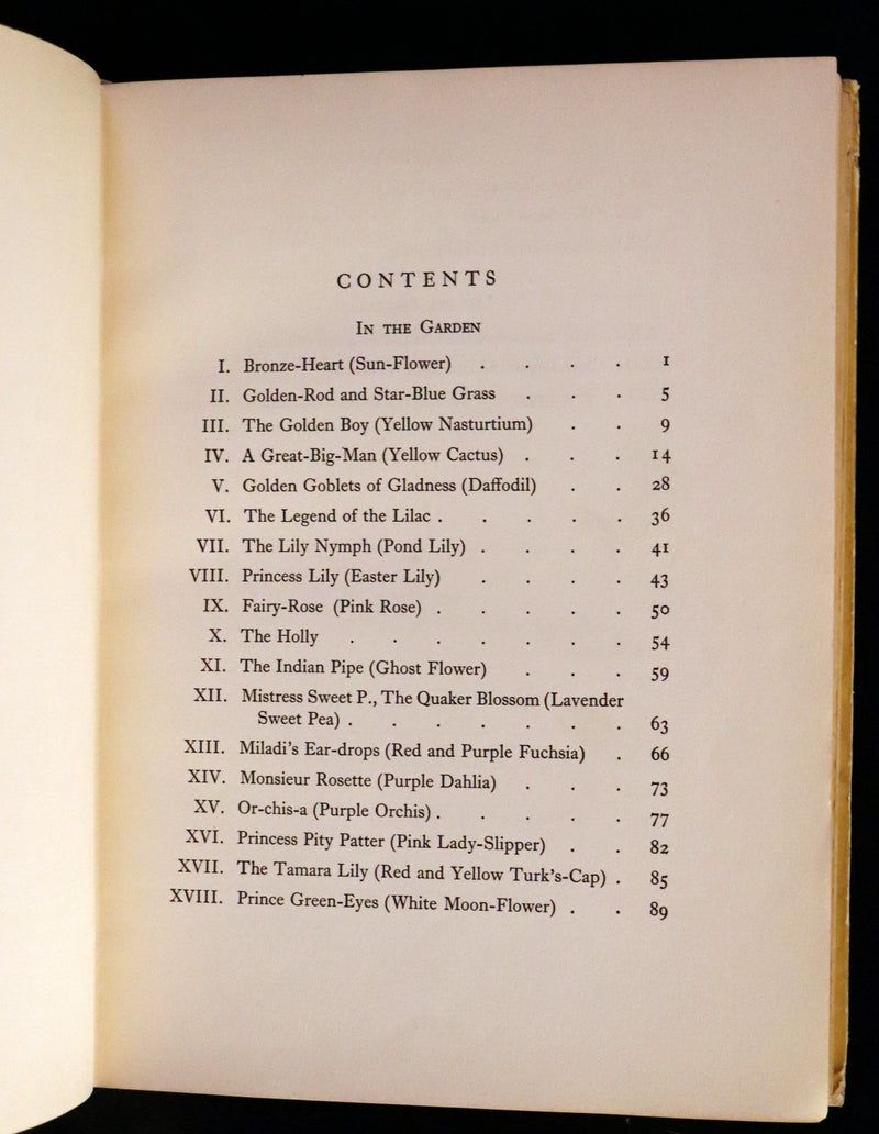 1926 Rare Book - Fairy Flowers, Nature Legends of Fact and Fantasy by Isidora Newman Illustrated by Willy Pogany.