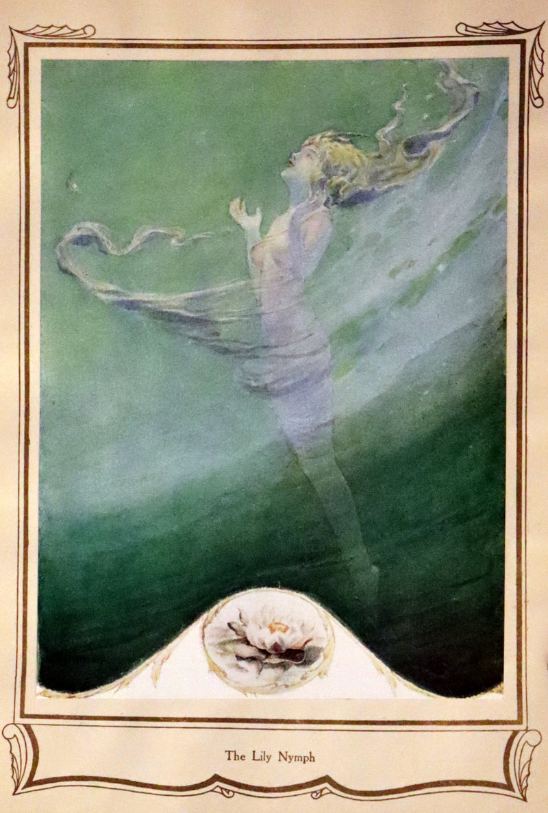 1926 Rare Book - Fairy Flowers, Nature Legends of Fact and Fantasy by Isidora Newman Illustrated by Willy Pogany.