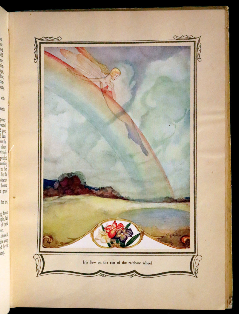 1926 Rare Book - Fairy Flowers, Nature Legends of Fact and Fantasy by Isidora Newman Illustrated by Willy Pogany.