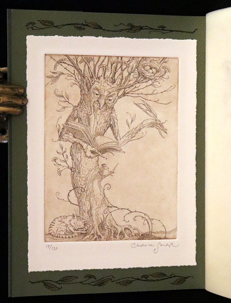 2015 Scarce Limited Deluxe First Edition - Tree Whispers by Charles van Sandwyk. #17 of 120 copies.
