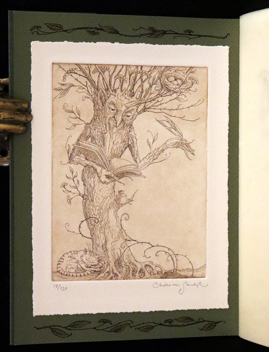 2015 Scarce Limited Deluxe First Edition - Tree Whispers by Charles van Sandwyk. #17 of 120 copies.