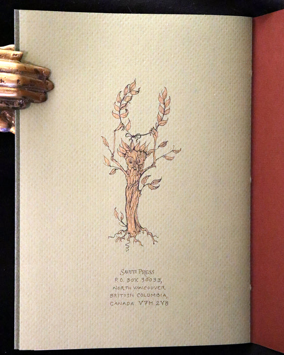 2015 Scarce Limited Deluxe First Edition - Tree Whispers by Charles van Sandwyk. #17 of 120 copies.