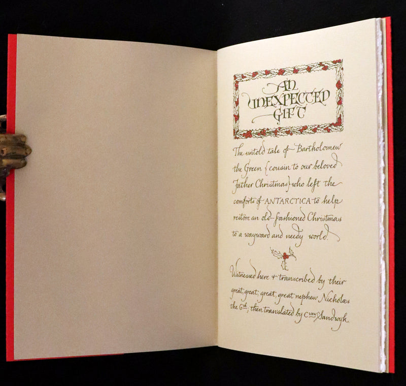 2013 Rare First Edition - An Unexpected Gift, A Christmas Tale by Charles van Sandwyk.