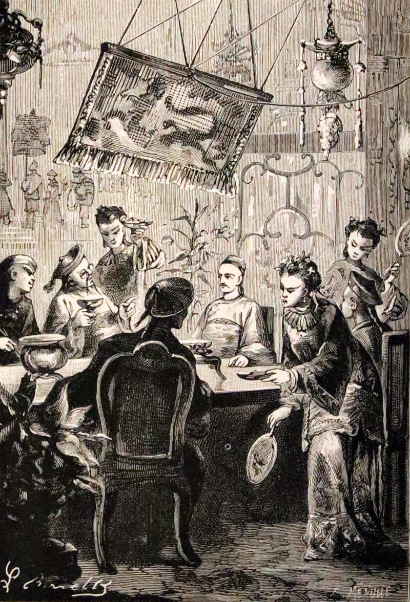 1883 Rare Third Edition - Jules Verne, The Tribulations of a Chinaman. Illustrated.