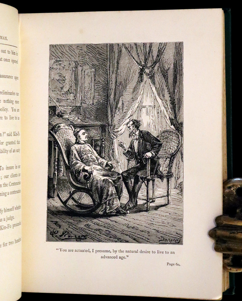 1883 Rare Third Edition - Jules Verne, The Tribulations of a Chinaman. Illustrated.