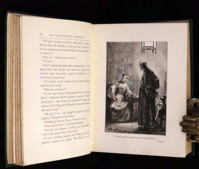 1883 Rare Third Edition - Jules Verne, The Tribulations of a Chinaman. Illustrated.
