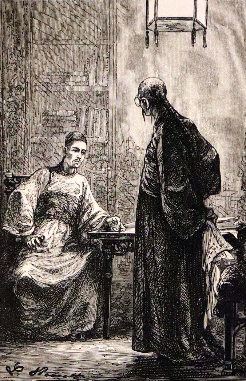 1883 Rare Third Edition - Jules Verne, The Tribulations of a Chinaman. Illustrated.