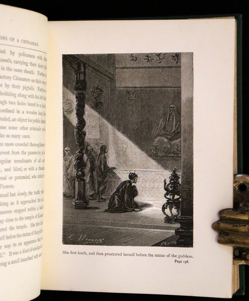 1883 Rare Third Edition - Jules Verne, The Tribulations of a Chinaman. Illustrated.