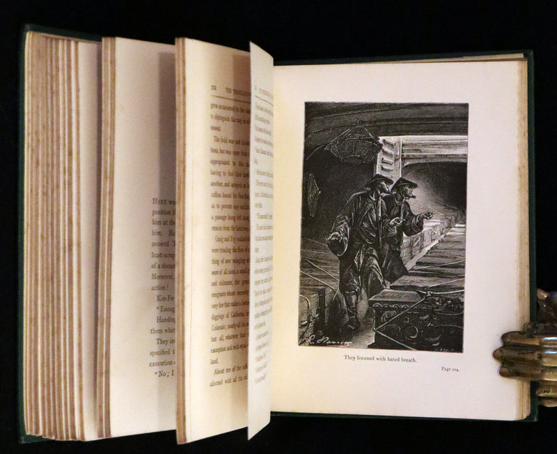 1883 Rare Third Edition - Jules Verne, The Tribulations of a Chinaman. Illustrated.