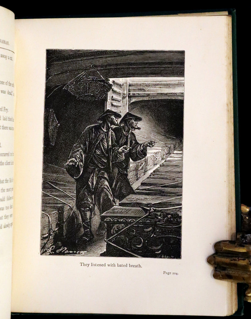 1883 Rare Third Edition - Jules Verne, The Tribulations of a Chinaman. Illustrated.