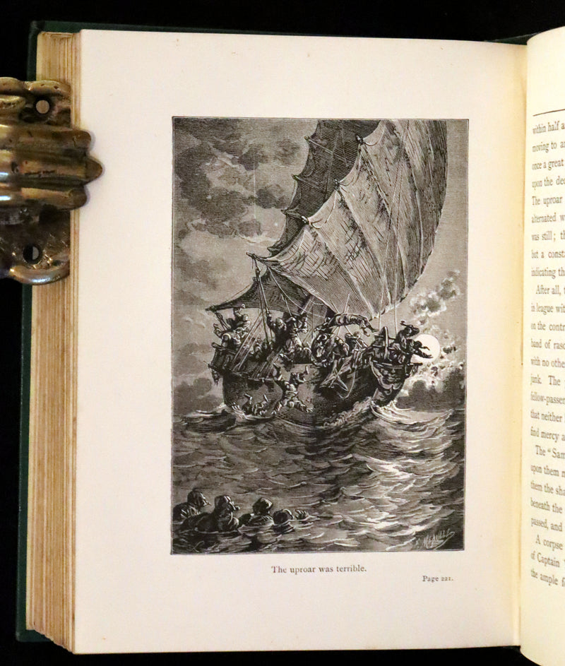 1883 Rare Third Edition - Jules Verne, The Tribulations of a Chinaman. Illustrated.