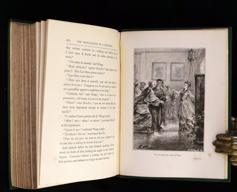 1883 Rare Third Edition - Jules Verne, The Tribulations of a Chinaman. Illustrated.