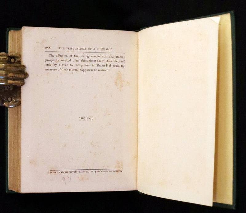 1883 Rare Third Edition - Jules Verne, The Tribulations of a Chinaman. Illustrated.