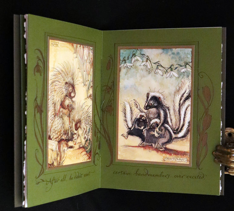 2008 Rare First Edition - Mr. Rabbit's Symphony of Nature by Charles van Sandwyk. With “frolicking frogs” bookmark.