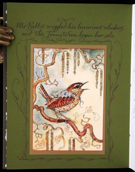 2008 Rare First Edition - Mr. Rabbit's Symphony of Nature by Charles van Sandwyk. With “frolicking frogs” bookmark.