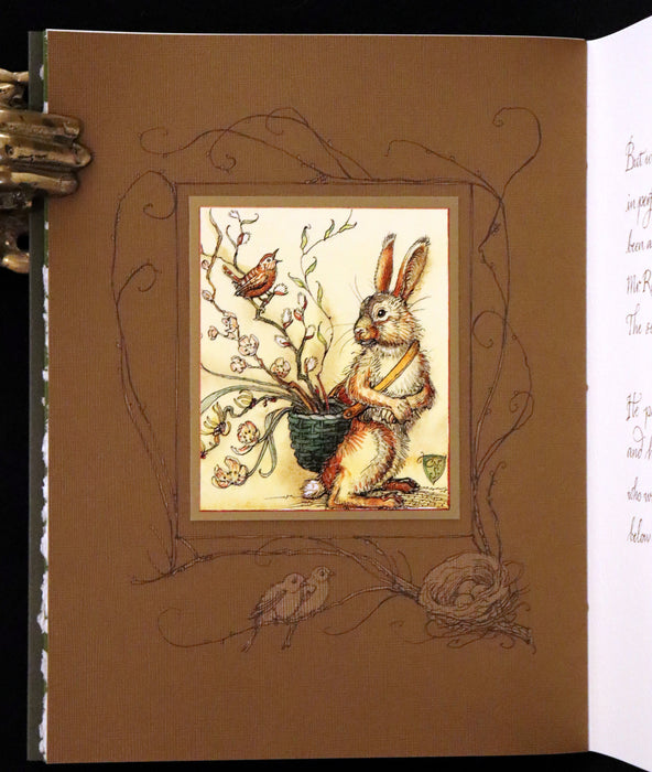 2008 Rare First Edition - Mr. Rabbit's Symphony of Nature by Charles van Sandwyk. With “frolicking frogs” bookmark.