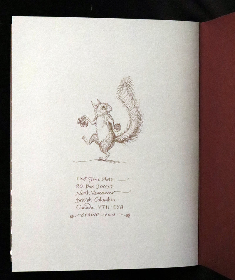 2008 Rare First Edition - Mr. Rabbit's Symphony of Nature by Charles van Sandwyk. With “frolicking frogs” bookmark.