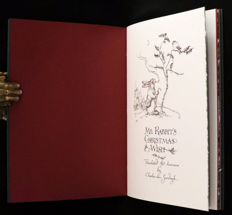 2007 Rare Edition - Mr. Rabbit's Christmas Wish Translated for Humans by Charles van Sandwyk.