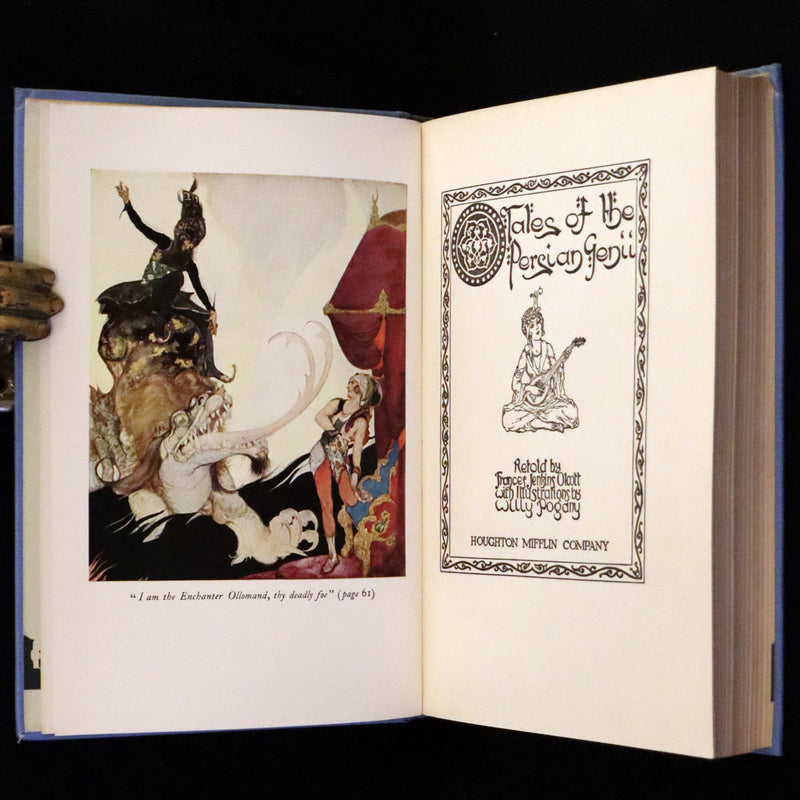 1917 Rare First Edition - Tales of the Persian Genii Illustrated by Willy Pogany.