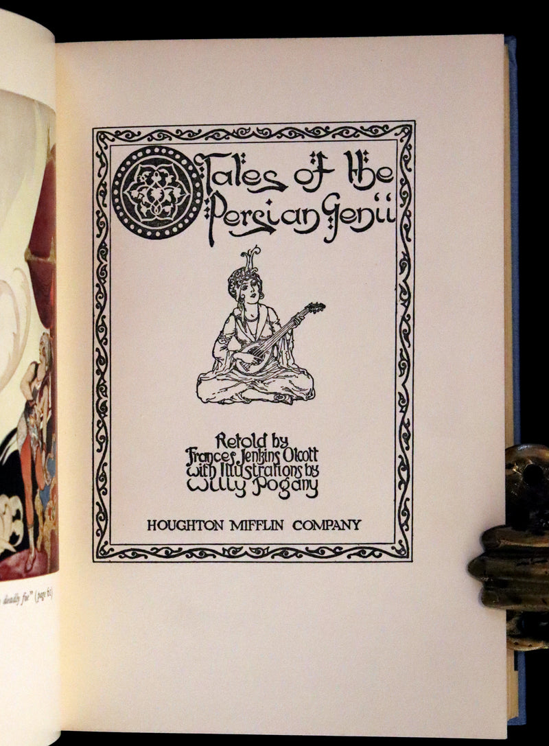 1917 Rare First Edition - Tales of the Persian Genii Illustrated by Willy Pogany.