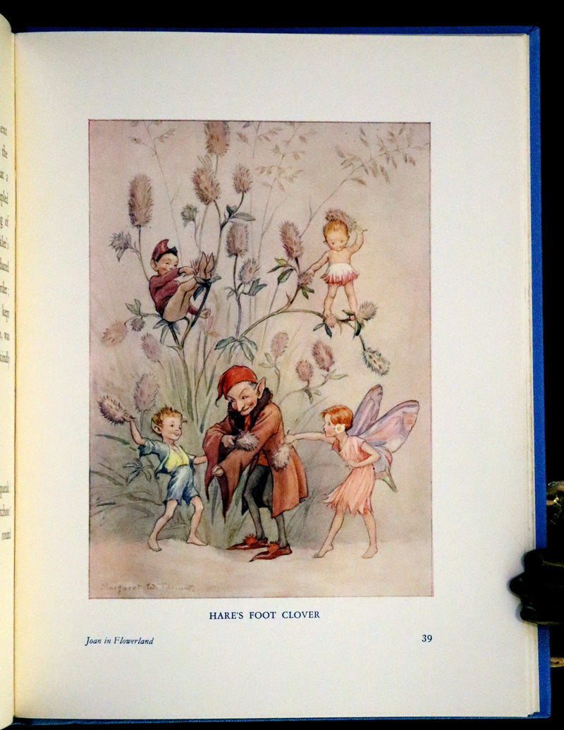 1936 Scarce Edition in Dust Jacket -  Joan in Flowerland written and illustrated by Margaret W. Tarrant.