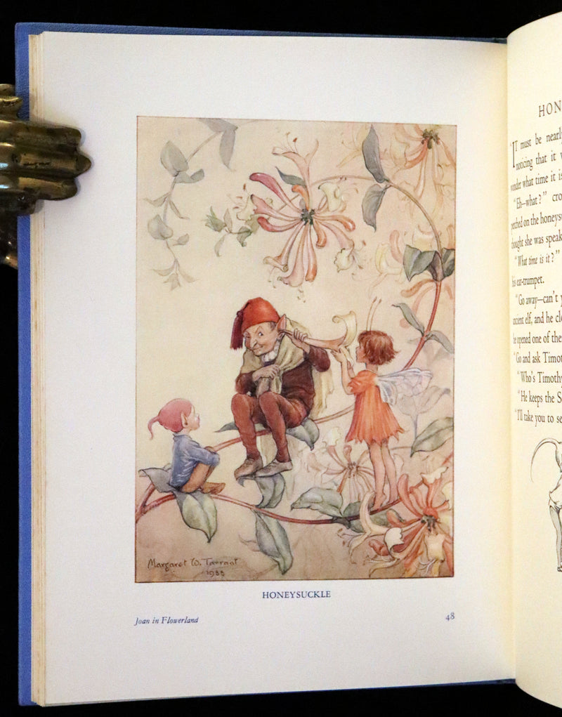 1936 Scarce Edition in Dust Jacket -  Joan in Flowerland written and illustrated by Margaret W. Tarrant.