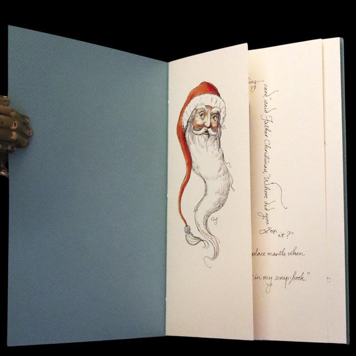 2018 Scarce First Edition - A Conversation with Old St. Nick at the North Pole by Charles van Sandwyk.