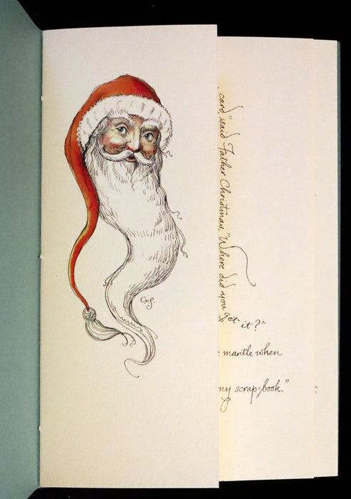 2018 Scarce First Edition - A Conversation with Old St. Nick at the North Pole by Charles van Sandwyk.