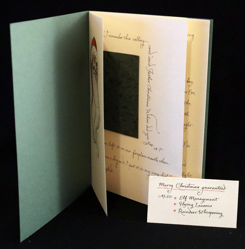 2018 Scarce First Edition - A Conversation with Old St. Nick at the North Pole by Charles van Sandwyk.