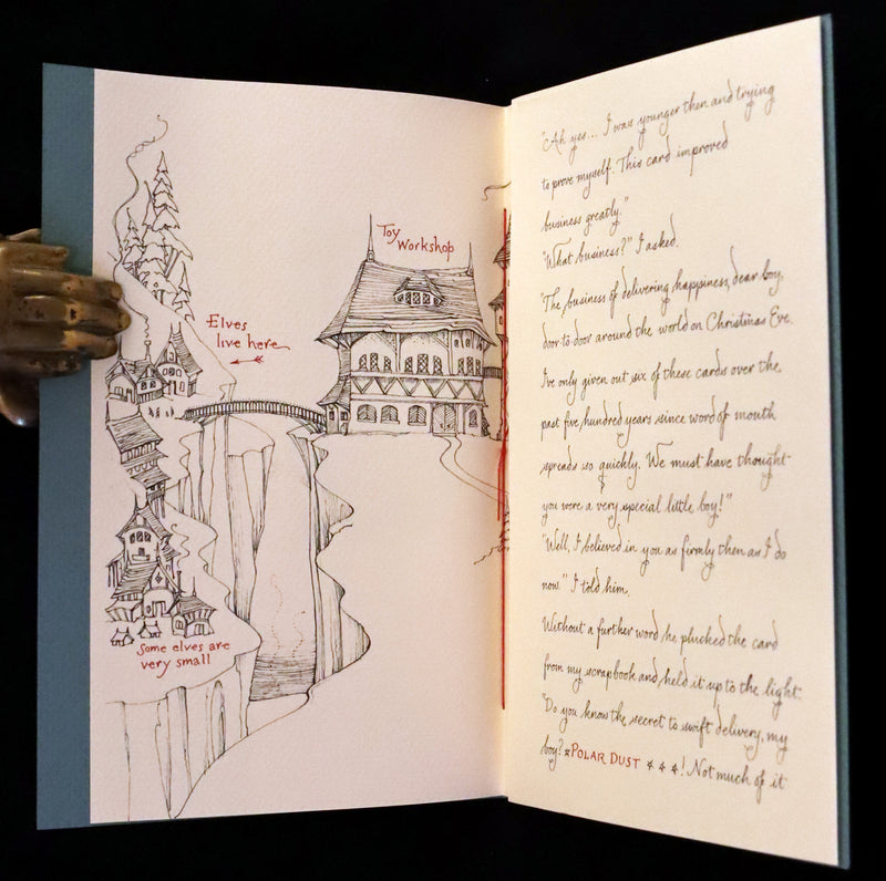 2018 Scarce First Edition - A Conversation with Old St. Nick at the North Pole by Charles van Sandwyk.