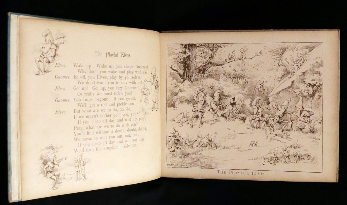 1900 Rare First Edition - The Book of Gnomes by Fred E. Weatherly, illustrated by Evelyn Stuart Hardy.