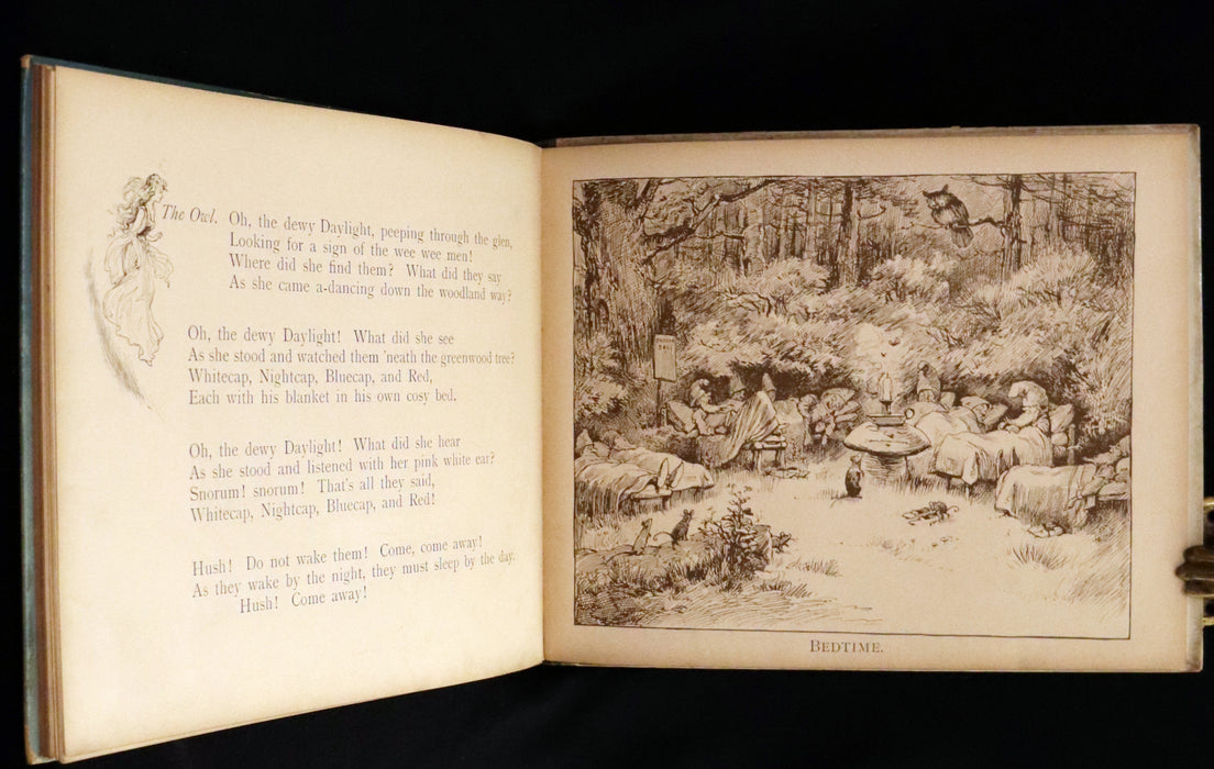 1900 Rare First Edition - The Book of Gnomes by Fred E. Weatherly, illustrated by Evelyn Stuart Hardy.