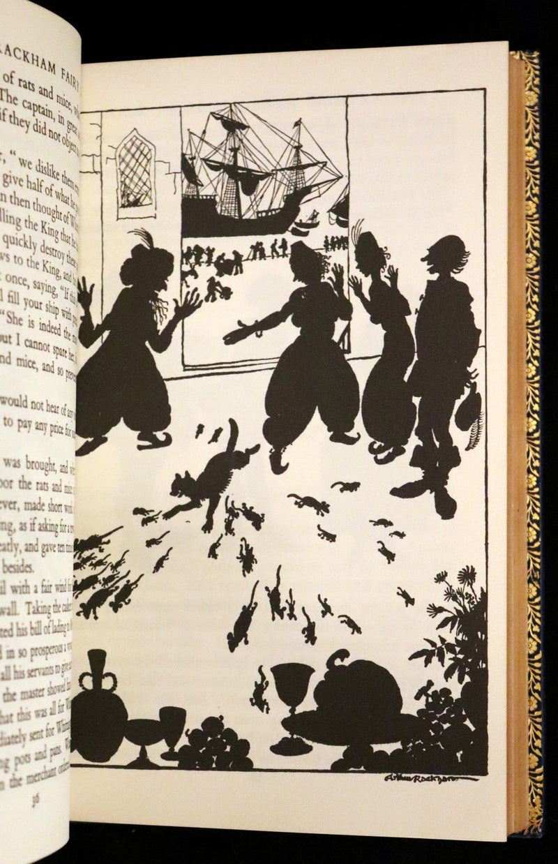 1973 Rare Book bound by Bayntun - The Arthur Rackham Fairy Book, Old Favourites with New Illustrations.