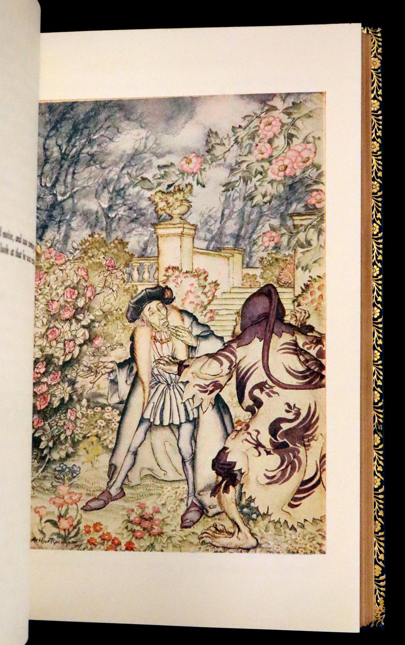 1973 Rare Book bound by Bayntun - The Arthur Rackham Fairy Book, Old Favourites with New Illustrations.