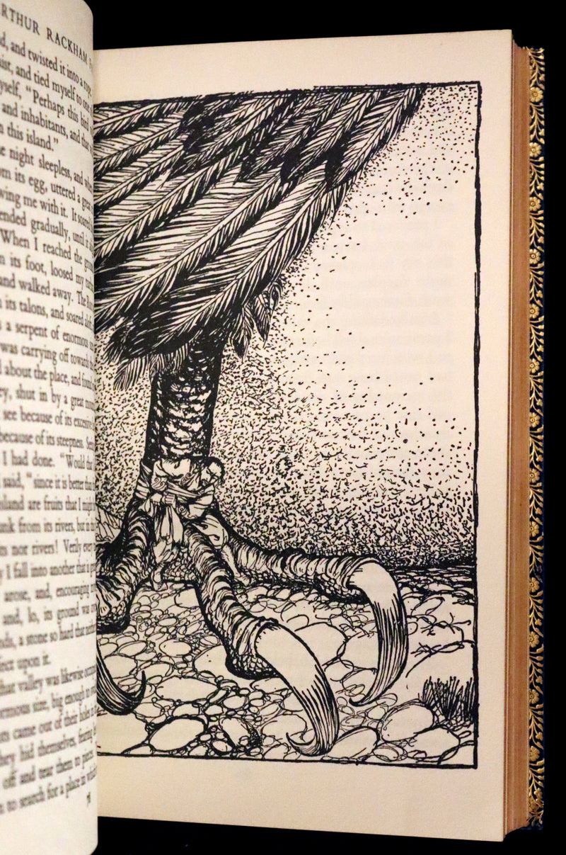 1973 Rare Book bound by Bayntun - The Arthur Rackham Fairy Book, Old Favourites with New Illustrations.