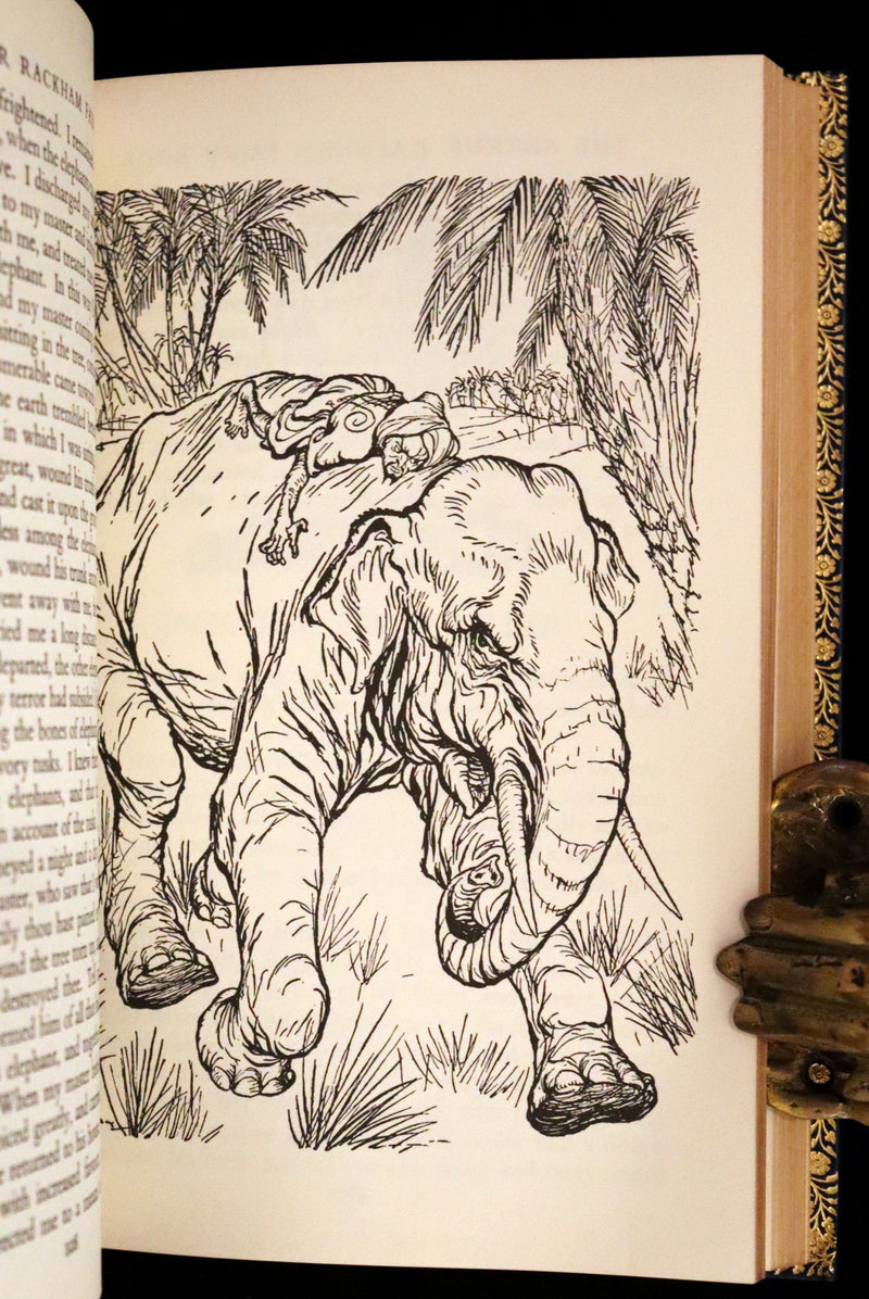 1973 Rare Book bound by Bayntun - The Arthur Rackham Fairy Book, Old Favourites with New Illustrations.