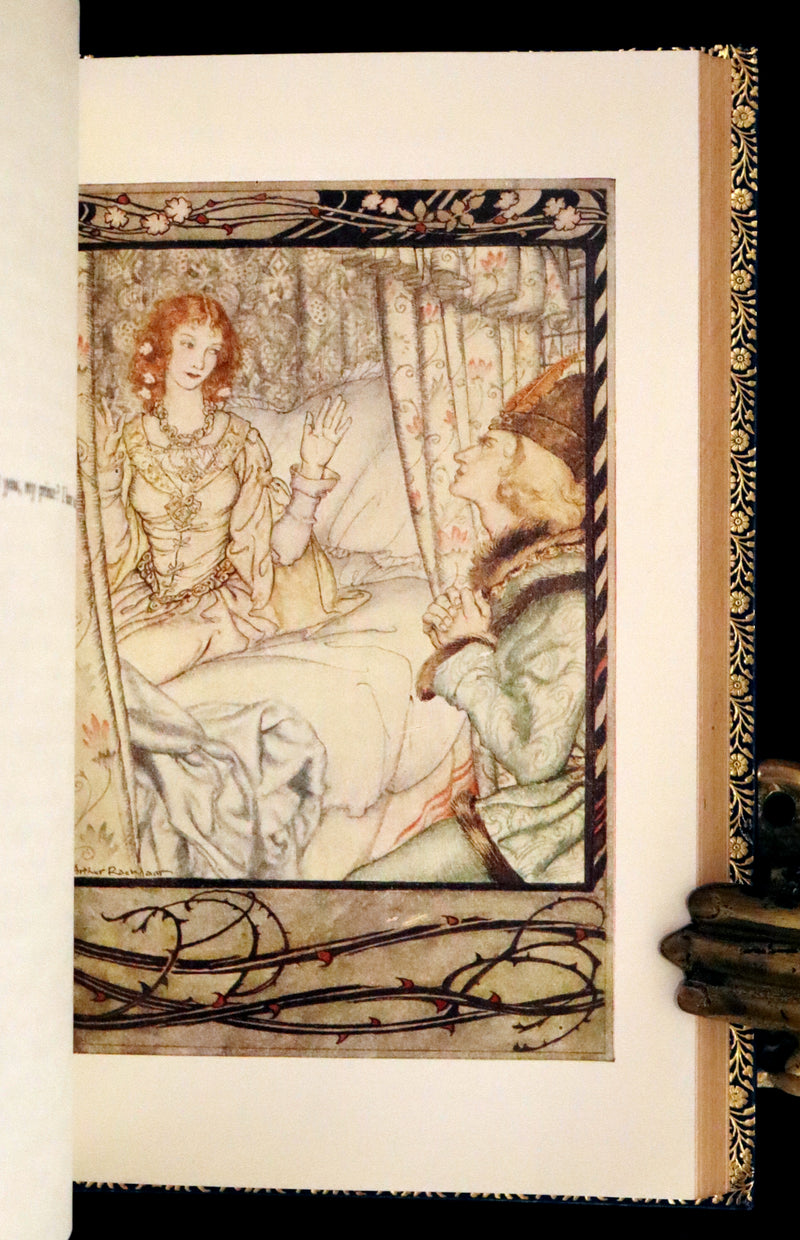 1973 Rare Book bound by Bayntun - The Arthur Rackham Fairy Book, Old Favourites with New Illustrations.