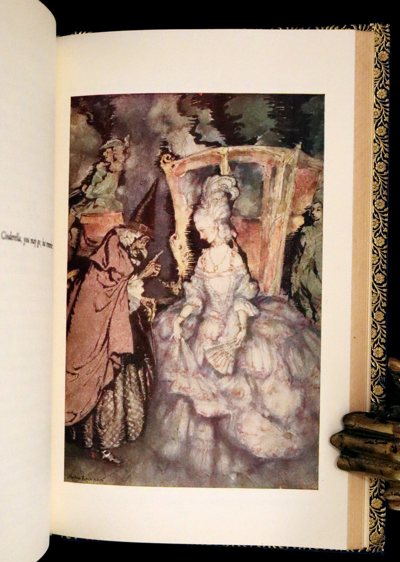 1973 Rare Book bound by Bayntun - The Arthur Rackham Fairy Book, Old Favourites with New Illustrations.