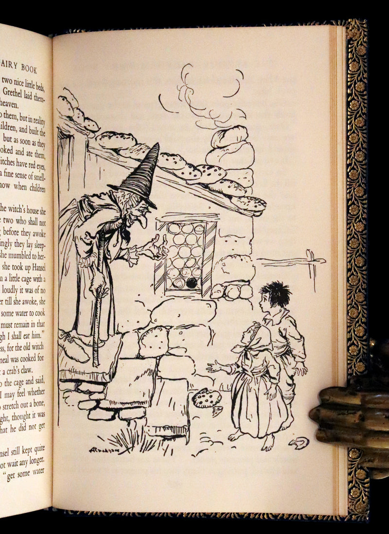 1973 Rare Book bound by Bayntun - The Arthur Rackham Fairy Book, Old Favourites with New Illustrations.