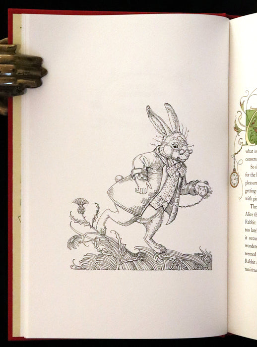 2019 Rare Signed First trade Edition - Alice's Adventures in Wonderland illustrated by Charles van Sandwyk.