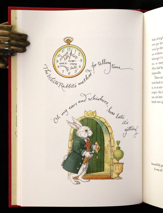 2019 Rare Signed First trade Edition - Alice's Adventures in Wonderland illustrated by Charles van Sandwyk.