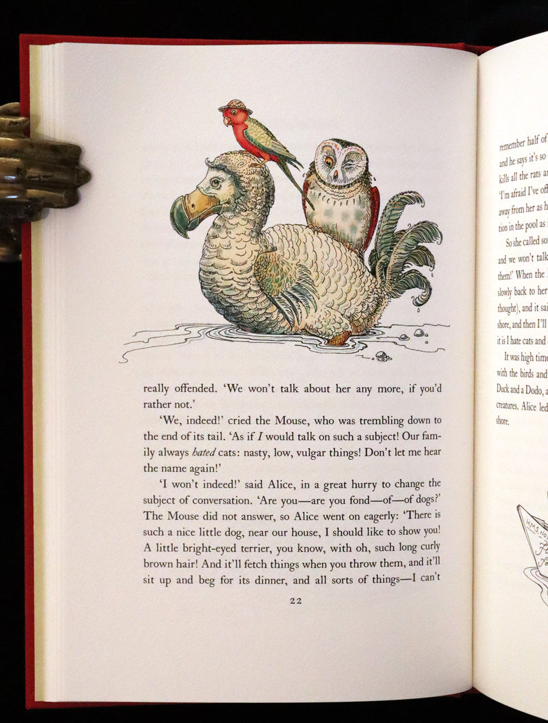 2019 Rare Signed First trade Edition - Alice's Adventures in Wonderland illustrated by Charles van Sandwyk.