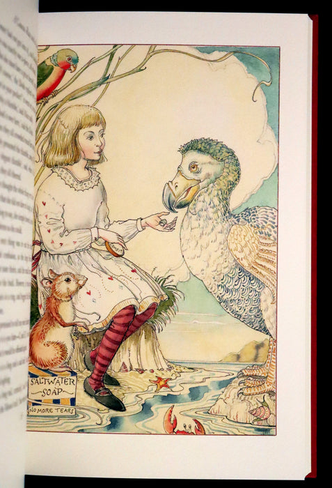 2019 Rare Signed First trade Edition - Alice's Adventures in Wonderland illustrated by Charles van Sandwyk.