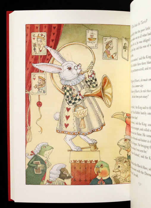 2019 Rare Signed First trade Edition - Alice's Adventures in Wonderland illustrated by Charles van Sandwyk.