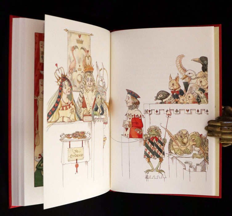 2019 Rare Signed First trade Edition - Alice's Adventures in Wonderland illustrated by Charles van Sandwyk.