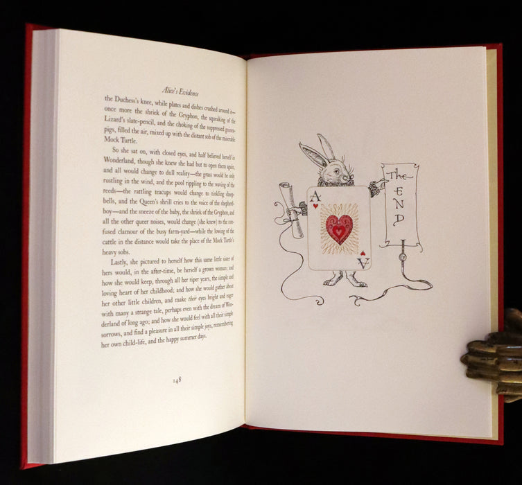 2019 Rare Signed First trade Edition - Alice's Adventures in Wonderland illustrated by Charles van Sandwyk.