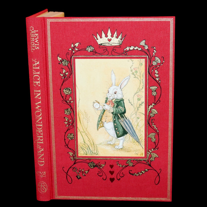 2019 Rare Signed First trade Edition - Alice's Adventures in Wonderland illustrated by Charles van Sandwyk.