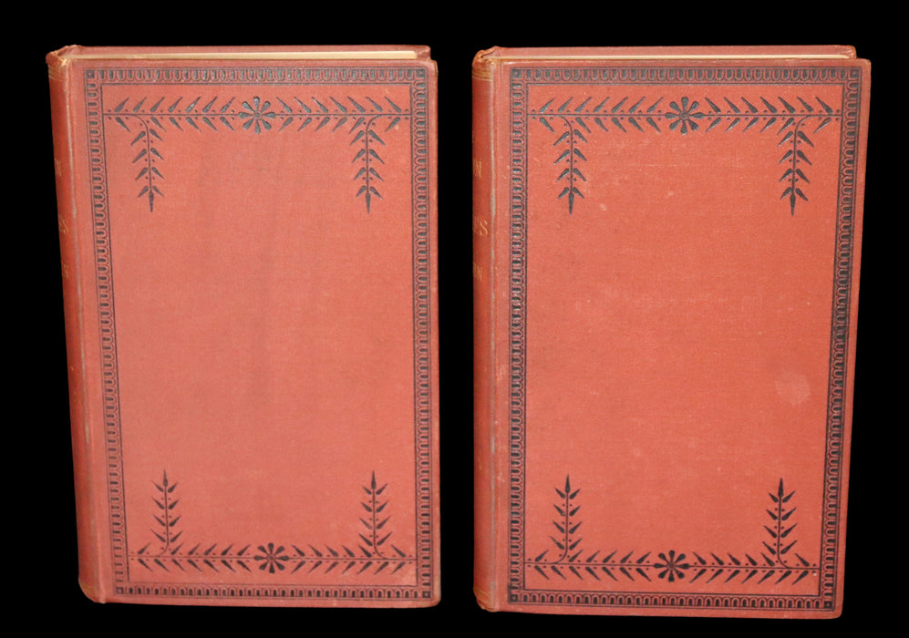 1889 Rare Book set - The Origin of Species, Natural Selection in the Struggle for Life by Charles Darwin.