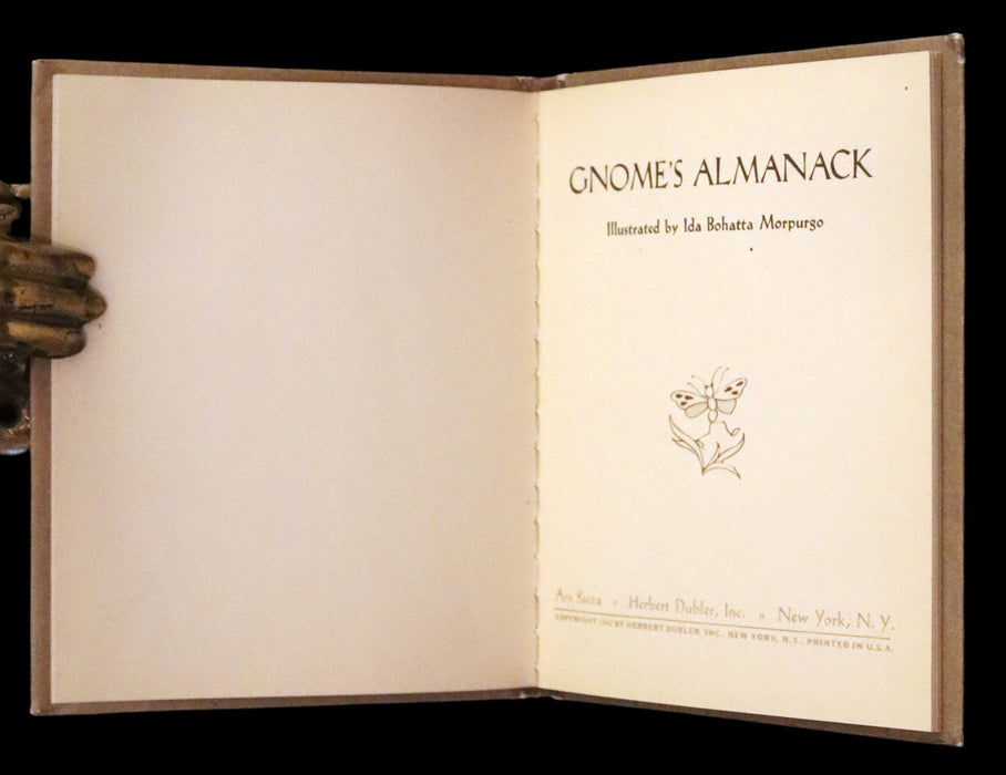 1942 Rare First US Edition - The Gnome's Almanack by Ida Bohatta translated by June Head.